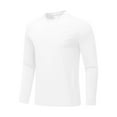 thumbnail image 3 of Cavosen Men's Base Layers Long Sleeve Crewneck Stretch Tees Thermal Solid Fitted Undershirts Soft Fall Casual Tops, 3 of 3