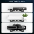 thumbnail image 2 of VIVO Floating Wall Mount 14" Tempered Glass Shelf for DVD Player, Gaming, Audio, 2 of 8