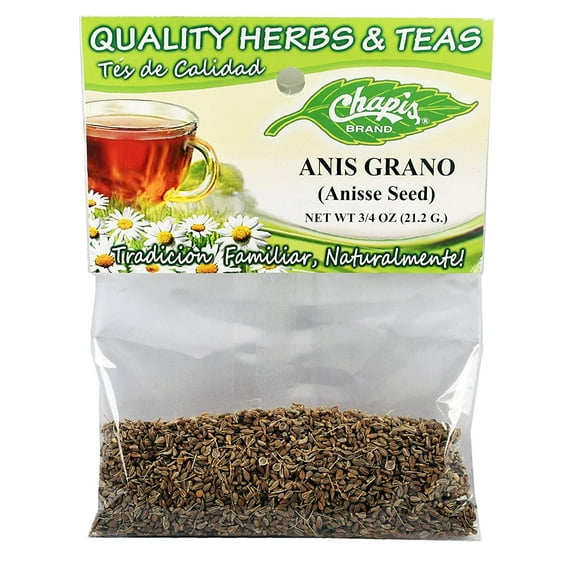 Chapis Tea/Hierba Anis Grano-Dried Natural Herbs Net Wt. 3/4 oz. (21 g) (3 Pack)