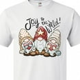 thumbnail image 4 of Inktastic Joy to the World Christmas Gnomes T-Shirt, 4 of 5