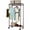 Blue, variant on Burfoko 4-in-1 Wall Mounted Coat Rack with Shelf - 29" Entryway Organizer with 11 Hooks, Mail Holder & Key Hanger, Space-Saving for Hallway/Bedroom, White