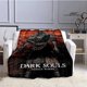 thumbnail image 1 of Mantas estampadas 3D game d-dark Souls, manta cálida, suave y cómoda, manta de cama de viaje para el hogar, manta de picnic, regalo de cumpleaños, 1 of 4