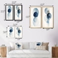 thumbnail image 4 of Designart "Retro Blue Unity Minimal Orbital III" Modern Geometric Wall Art Set Of 2 - Modern Blue Canvas Set For Living Room Decor, 4 of 6