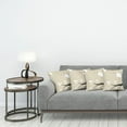 thumbnail image 3 of Ambesonne Love Throw Pillow Cover 4 Pack, 2 Birds on a Branch, 18", Cream Black White, 3 of 7
