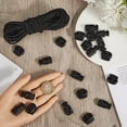 thumbnail image 3 of 11 Yards 3mm Elastic Cord with 20Pcs Spring Locks Black Stretch Drawstring Bungee Rope Round String Sing Double-Hole Plastic Toggles Stoppers Slider Ends Clamps for Sewing Shoelaces, 3 of 6