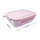 thumbnail image 3 of Refractario Rectangular Rosa de Cristal 1000 ml Aquila KN05, 3 of 8