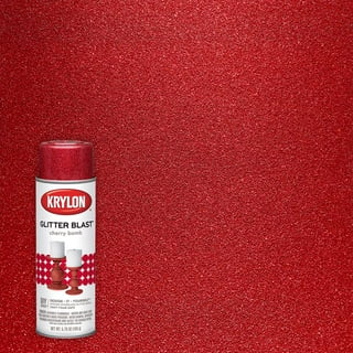 Testors Createfx Glitter Spray Paint, 79631 Red, 2.5 Oz. Can