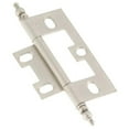 thumbnail image 1 of Satin Nickel Surface Monté Charnière 2-Pack, 1 of 1