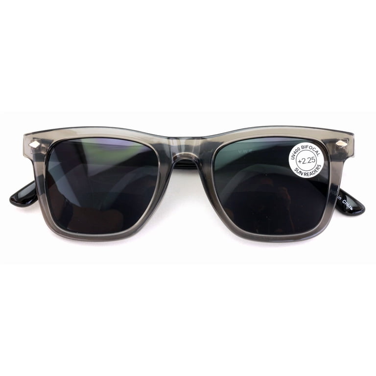 Men Square Bifocal Reading Sunglasses - UV Protection  display picture 3
