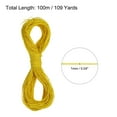 thumbnail image 2 of Uxcell Elastic Cord Heavy Stretch String Rope for Crafting DIY Sewing Hook Straps Camping Tie Down Strap Lemon Yellow 1mm x 100m, 2 of 5