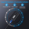 thumbnail image 2 of MiiLink LM101 Bluetooth 5.0 Car with 280mAh Battery, Hands-Free Calls & Built-in Mic, 20M Signal Range, Easy 5S Pairing, 3.5mm Audio Adapter & Cable Included, Compact 50x30x8mm Design for, 2 of 7