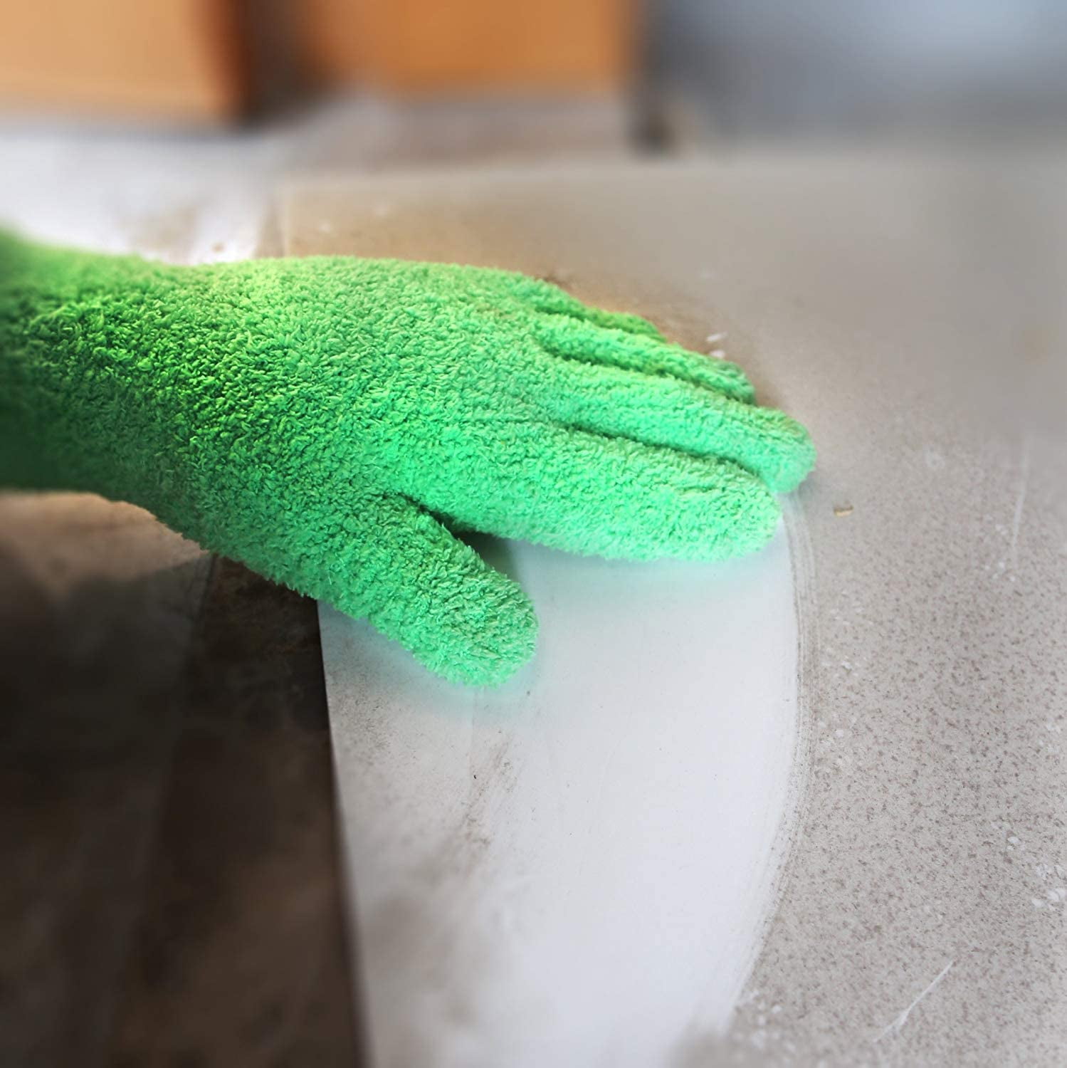 PARKER & BAILEY Microfiber Dust Gloves - Reusable Microfiber Dusting Gloves  for House Cleaning Dusting Mitt Microfiber Gloves for Cleaning Plant