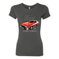 thumbnail image 2 of Wild Bobby, Ford '76 Gran Torino Vintage Car Cars and Trucks Womens Slim Fit Junior Tee, Dark Grey, Large, 2 of 3