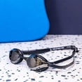 thumbnail image 3 of Miroir Lentille Argent/noir Unisexe Python Course Lunettes de Natation pour Hommes et Femmes Anti-Buée Sans Fuite Confort Maximal Double Sangle, Miroir/sans Miroir Lentille, 3 of 6
