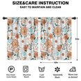 thumbnail image 2 of Blackout Kids Curtains,Pioneer Flower Floral Print Pattern Childrens Insulated Curtains Set Of 2,Bedroom Essentials,Toddler Room Decor 42"x54", 2 of 5