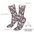 thumbnail image 4 of KLL Pigs 1 Print Womens Crew Socks Athletic Middle Tube Long Socks Novelty Socks Gifts For Men, 4 of 7