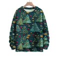thumbnail image 3 of Women's Long Sleeve Christmas Pullover 3 D Christmas Printed Pullover Sweatshirt, 3 of 7