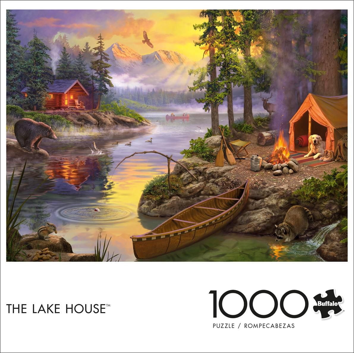Buffalo Games - David Stevenson - The Lake House - 1000 Piece Jigsaw Puzzle