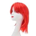thumbnail image 1 of Peluca Corta Para Hombre ANGGREK Seda De Alta Temperatura Roja Ligera Textura Suave Corte De Lobo Simulación Para Disfraz De Cosplay, 1 of 8