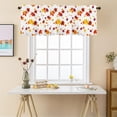 thumbnail image 2 of Fall Autumn Maple Leaves Kitchen Curtains Valance for Windows Thanksgiving Orange Red Leaf Harvest Curtain Small Farmhouse Rod Pocket Window Treatment for Bathroom living Room Decorations 54x18inch, 2 of 6