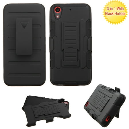 For HTC Desire 626S & 626 Advanced Armor Protector Cover Case w/Holster