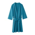 thumbnail image 4 of Hvyesh Women's Long Robe House Coat Lightweight Sleepwear Pajamas Classic Full Length Belted Long Bathrobe, 4 of 4