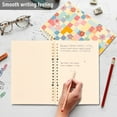 thumbnail image 4 of FORMRS 1-Subject Spiral Notebook 8" x 5" College Ruled 60 Refillable Sheet A5 Hard Cover, Pink Floral, 4 of 7