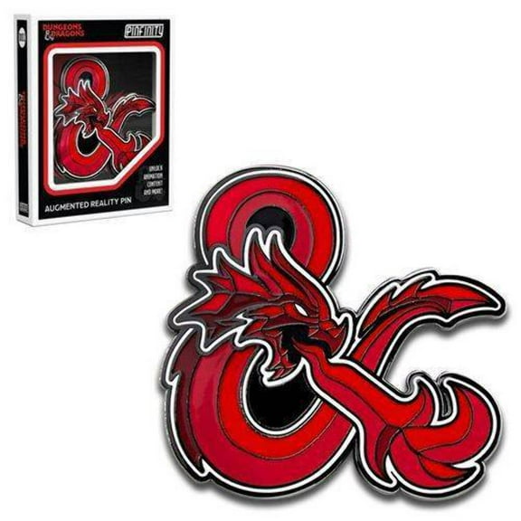 Dungeons Dragons Ampersand Augmented Reality Enamel Pin