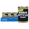 (12 pack) Ranch Style Beans With Sliced Jalapeno Peppers, Canned Beans, 15 oz.
