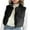 Black, variant on Drses Women's Padded Vest, High Stand Collar Lightweight Zip Crop Puffer Gilet
