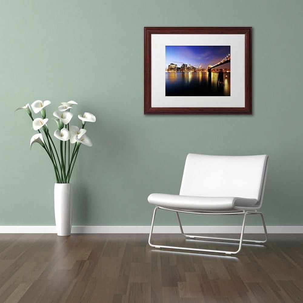 Trademark Fine Art "That's the Way it is" Canvas Art by CATeyes, White Matte, Wood Frame