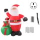 thumbnail image 2 of Inflables Navideños ANGGREK Alce de Papá Noel con luces LED 5,9 pies, 2 of 7
