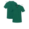 thumbnail image 5 of Adar Addition Scrubs for Men - Modern Multi Pocket V-Neck Scrub Top - A6010 - Hunter Green - L, 5 of 7