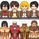 thumbnail image 2 of Ataque a los Titanes WM6148 WM6165 WM6166 Levi Ackerman Eren Mikasa Annie gigante anime ladrillos mini figuras de acción bloques de construcción Regalos, 2 of 5