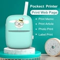 thumbnail image 3 of Mini Thermal Printer Wirelessly BT 200dpi Photo Label Memo Wrong Question Label Printing with USB Cable for Android iOS ,Multi-Format Printing, 3 of 7