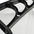 thumbnail image 5 of Winado 39"x29" Window Awning Front Door Canopy Patio Cover Black, 5 of 6