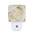 thumbnail image 1 of Balery White Rose Luz Nocturna LED con Sensor Automático, Enchufe con Sensor Crepuscular, Luz Suave de 0.5W para Dormitorio, Pasillo, Baño-UK, 1 of 7