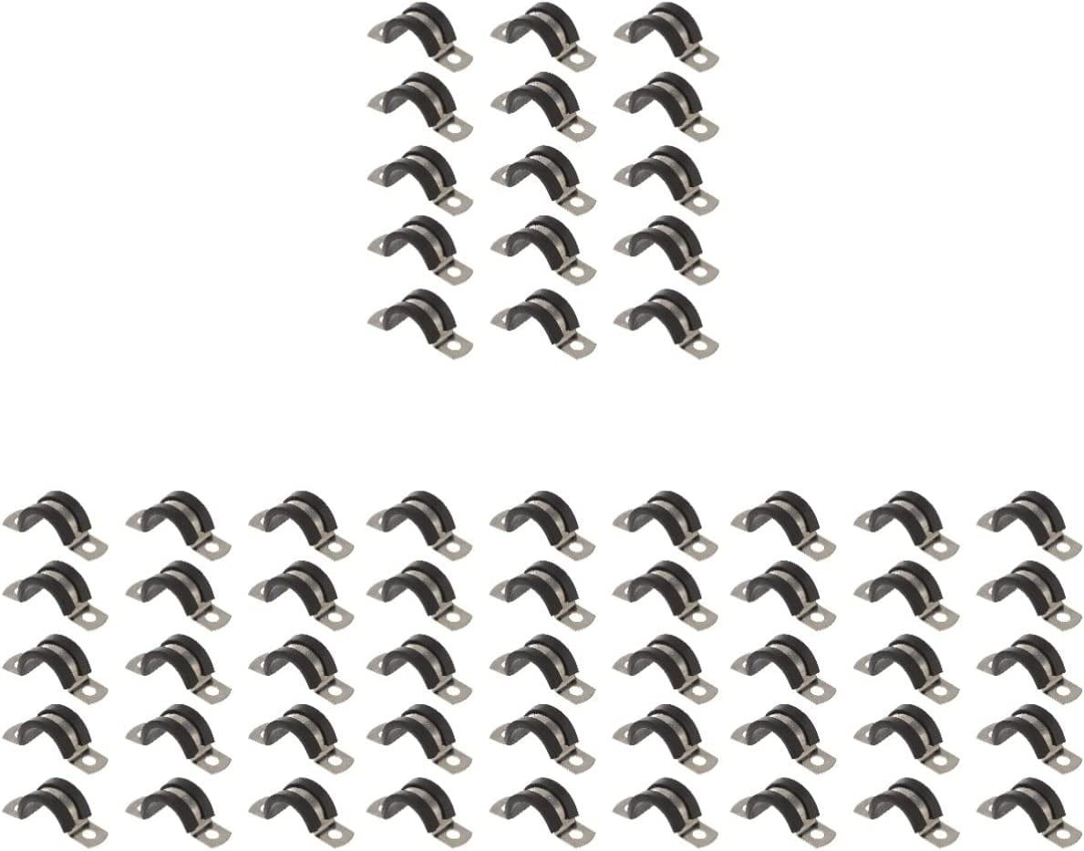 60 pcs Tube Clamps pipe clamps for woodworking strap clamp cable clamps