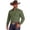 Army Green, variant on Cowboy Western Shirts for Men Solid Two Chest Pockets Pearl Snap Easy Wear Regular Fit Clothes for Lounging Around, (S)