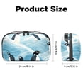 thumbnail image 5 of Penguin Digital Bag with Oxford Fabric, Waterproof and Protective, 5.9x9.44x3.14 in, for Hard Drive Bags, Storage Box, Cord Travel Organizer, Cable Organizer Bag, 5 of 6
