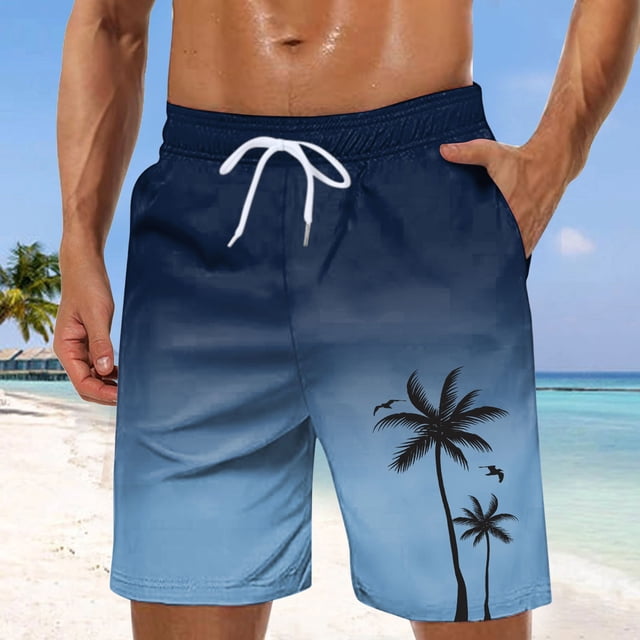Mens Board Shorts | Mens Swimsuit Mesh Lined With Beach Shorts And Pockets for Comfort and Quick Drying