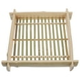 thumbnail image 1 of Plato de fideos Soba japonés, plato Rectangular Udon con estera de bambú, accesorio para restaurante, 1 of 4