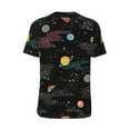 thumbnail image 3 of Balery Galaxy Baseball Jersey for Men Casual Button Down Shirts Short Sleeve Active Team Sports Uniform-Large, 3 of 9