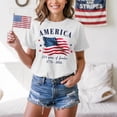 thumbnail image 2 of VibeNest Studio Unisex 250 Years of Freedom 1776-2026 American Flag Patriotic Family Matching Graphic T-Shirt, 2 of 7