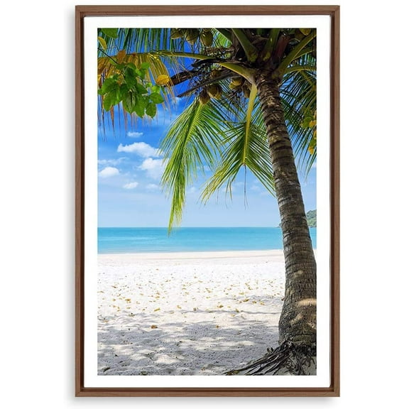 IDEA4WALL Framed Canvas Wall Art for Living Room, Bedroom Beautiful Beach Canvas Prints for Modern Home Decoration Ready to Hang