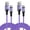 Purple, variant on 2Pack 3FT Type C Charging Cable, Nylon Braided 3A Fast Charging USB C Cord, High Speed Data Sync, Durable Tangle-Free USB A to Type C Cable for Google Pixel, Samsung Galaxy, Moto, iPhone 15/16/17 Ser