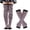 A-Pink59, variant on WMNTST Womens Thigh High Stockings Winter Knit Striped Socks And Matching Arm Sleeves Warm Thermal Sock