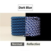 2 Pairs Round Shoe Laces Reflective Shoe Laces for Sneakers, Boots and Athletic Shoes, Shoe Strings, Boots, Work Boots & Hiking Shoes - 47 inch / 120CM