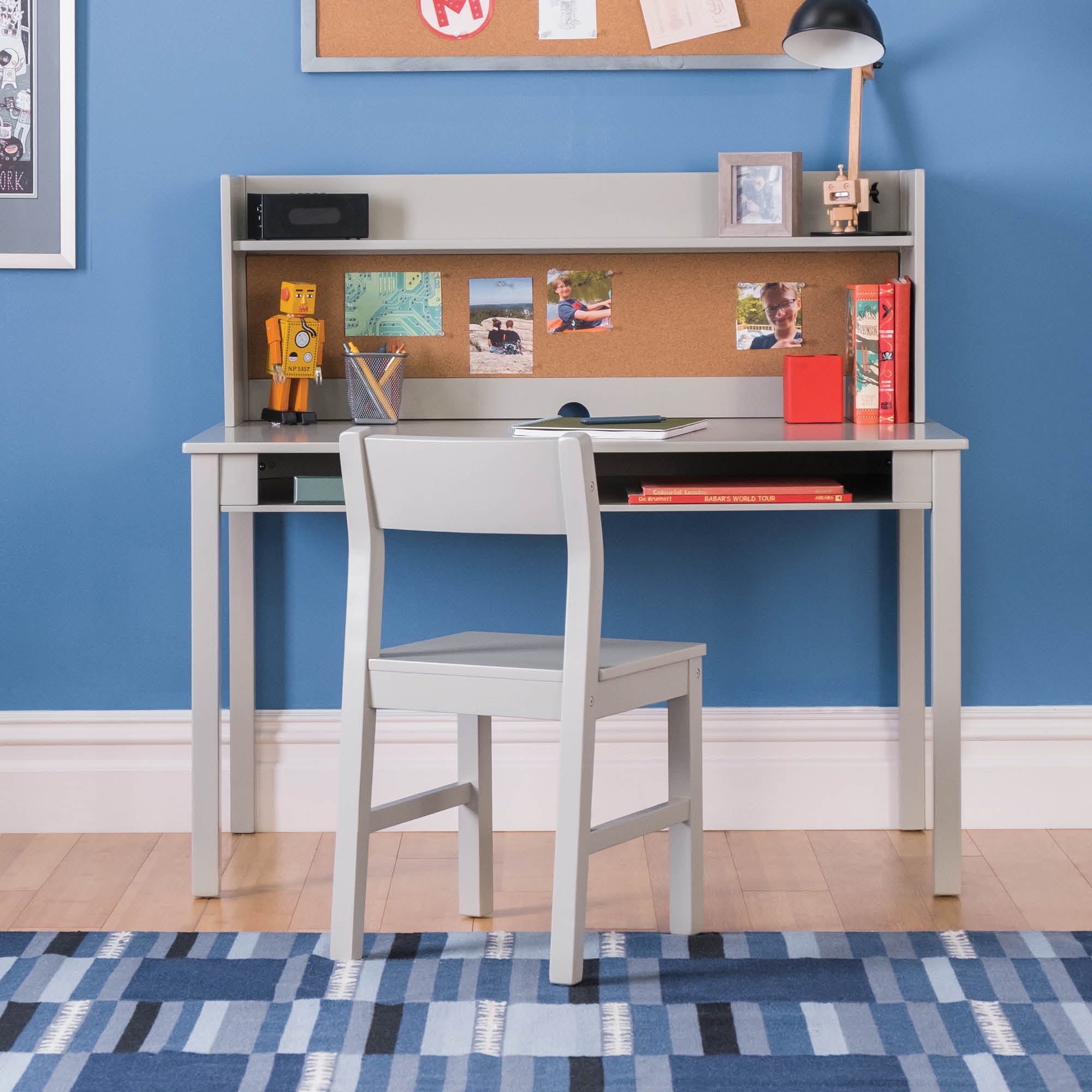 Martha Stewart Living and Learning Kids Desk with Hutch and Chair