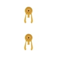 thumbnail image 2 of Eigraketly Poste de cabeza de manillar ligero, receptor de aleación de aluminio, soporte de tubo de cabeza plegable de cangrejo, hebilla de Oro 2piezas, 2 of 6